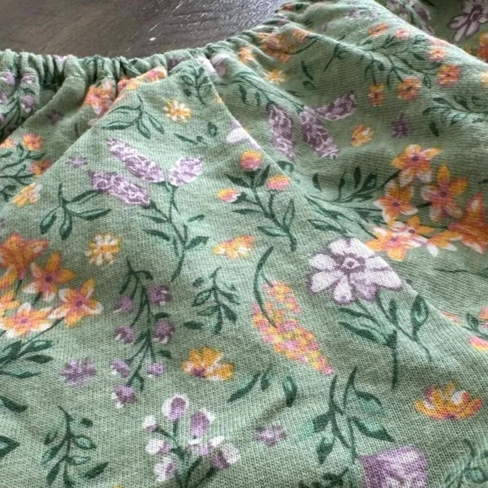 Children's Place Girls Size Medium 7/8 Blouse Lot of 2 Floral Tie front